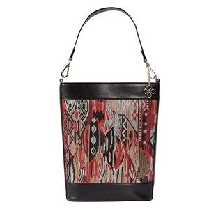 LoQui Courtney Bucket Bag Faux Leather New
